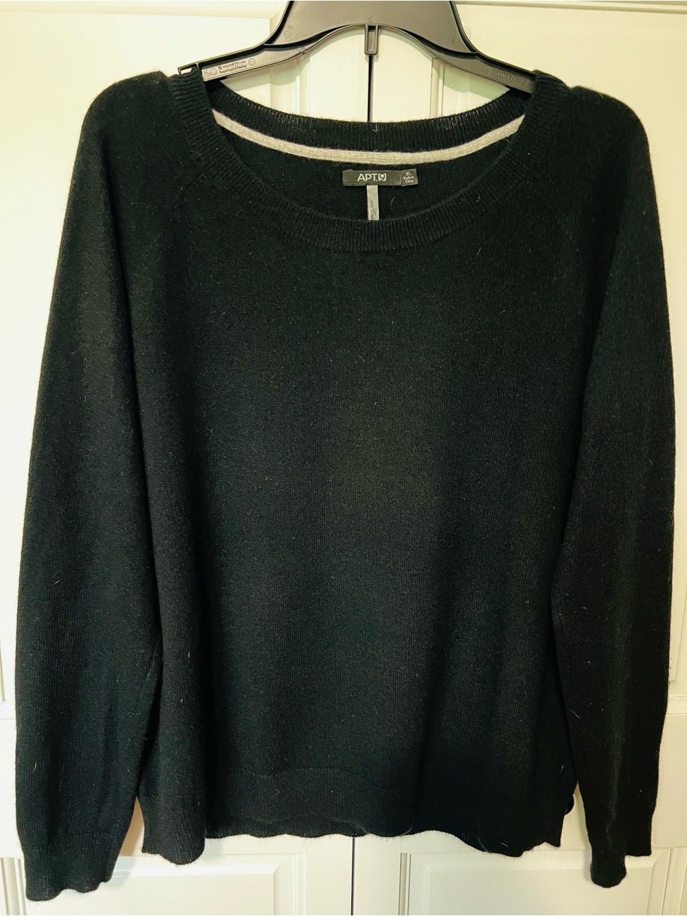 EUC Apt. 9 100% Cashmere Sweater, fine gauge, long sleeve pullover - women’s XL